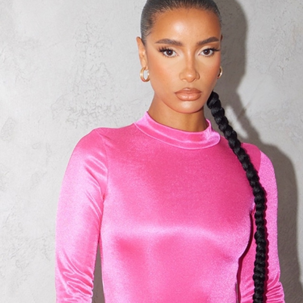 PrettyLittleThing Vibrant Pink Bodysuit